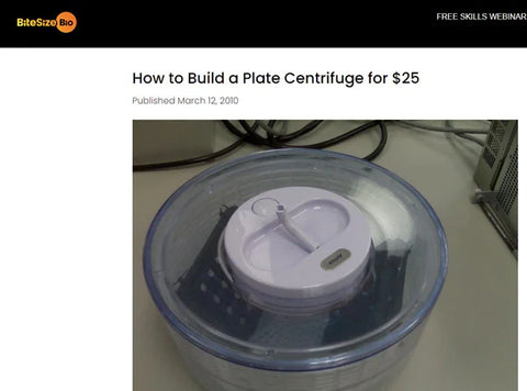 How to Make a Lab Centrifuge