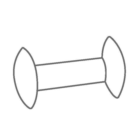 IKAFLON bone PTFE-coated Magnetic stirring bars image