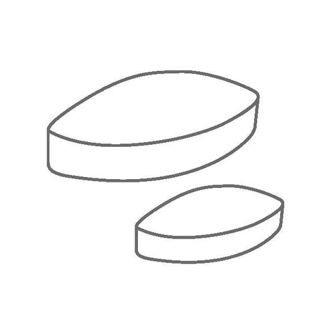 IKAFLON ellipse PTFE-coated Magnetic stirring bars image