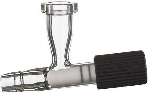 Glass Drain Port with PTFE Valve for Ai Receiving Flasks image